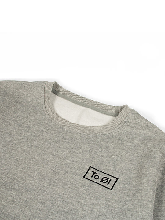 Sweater with logo embroidery