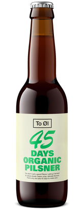 To Øl 45 Days Organic Pilsner Bottle To Øl 45 Days Organic Pilsner Bottle