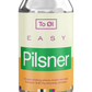 Can of To Ol Easy Pilsner with colorful label on a white background