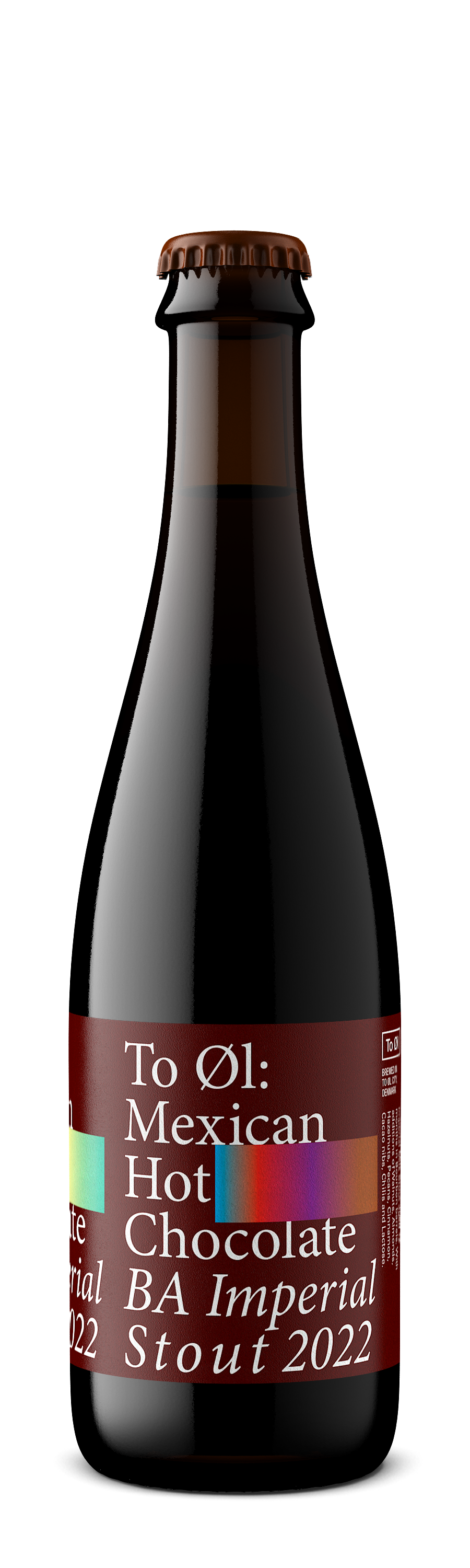 Bottle of To Ol Mexican Hot Chocolate Imperial Stout 2022 on a white background