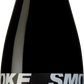 A dark brown glass bottle of Smoker's Power Finest Rye Whiskey with a black label featuring white text and a colorful circular graphic, topped with a silver crown cap.
