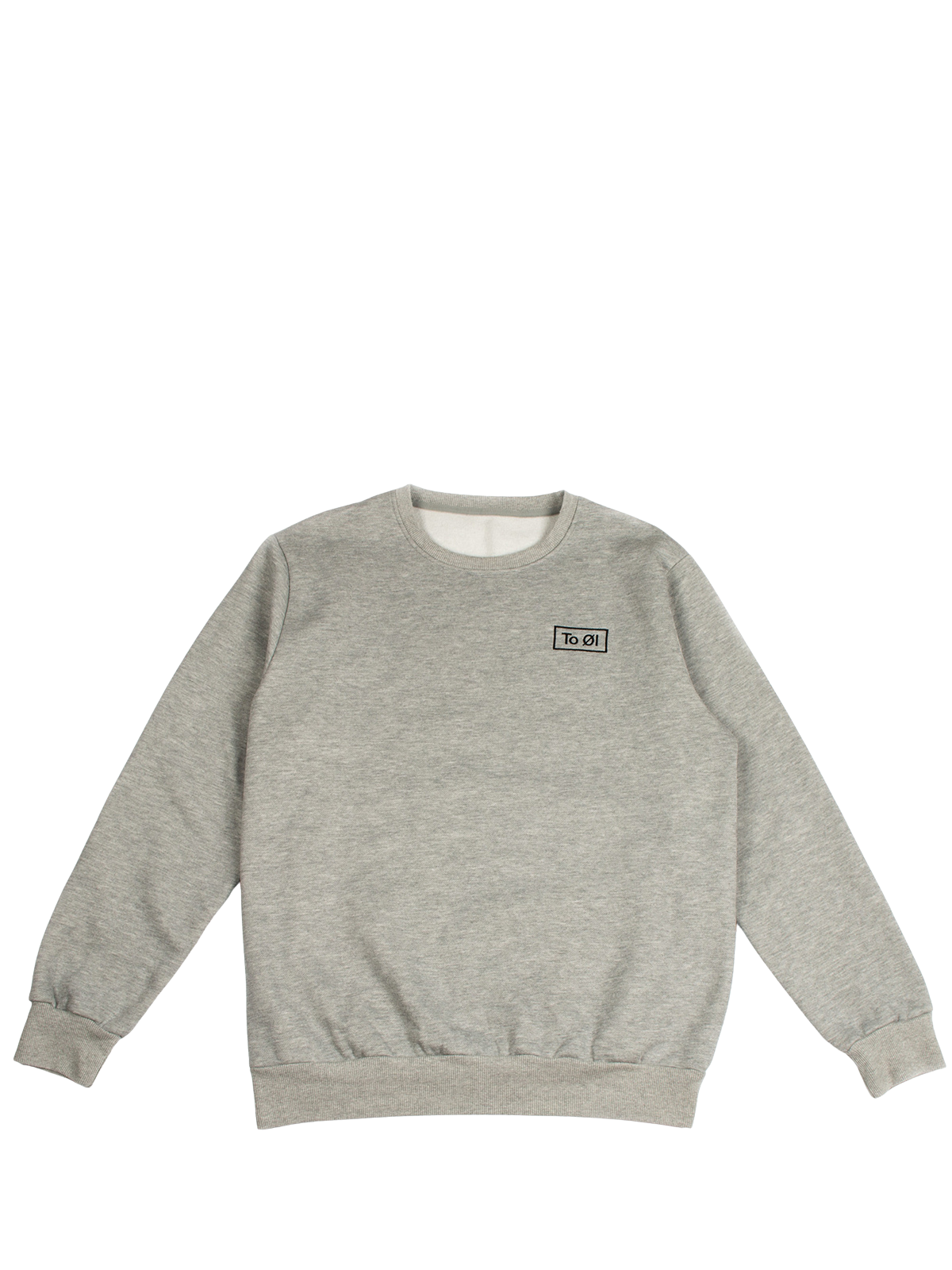Sweater with logo embroidery