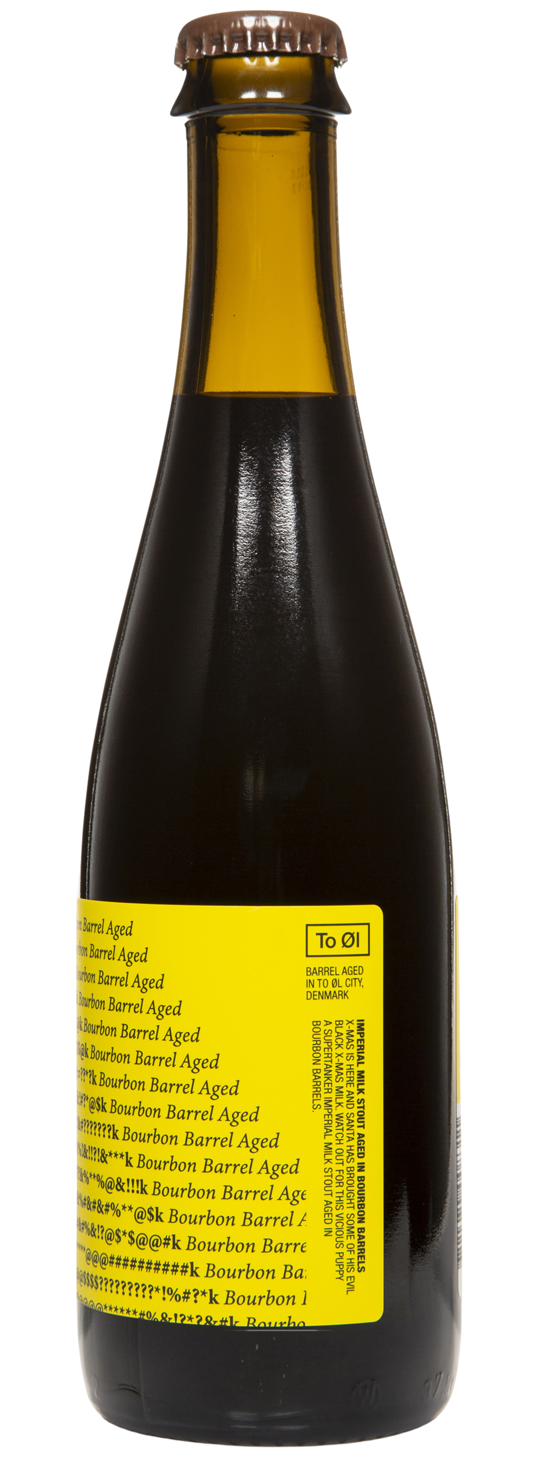 Yule M#@!*?k Bourbon BA Bottle Side