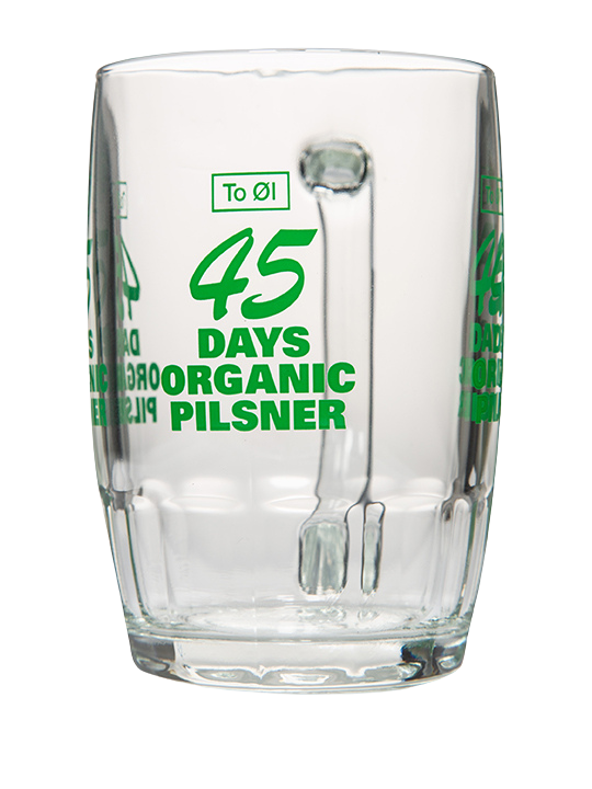 45 Days Organic Pilsner Beer Glass