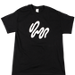 Black t-shirt with white swoosh logo of To Øl.