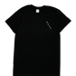 Black t-shirt with white 'BRUS' logo.