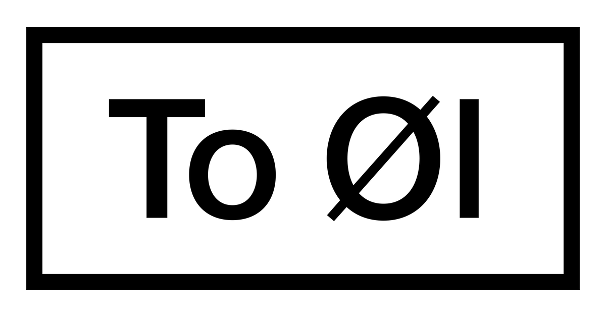 To Øl logo